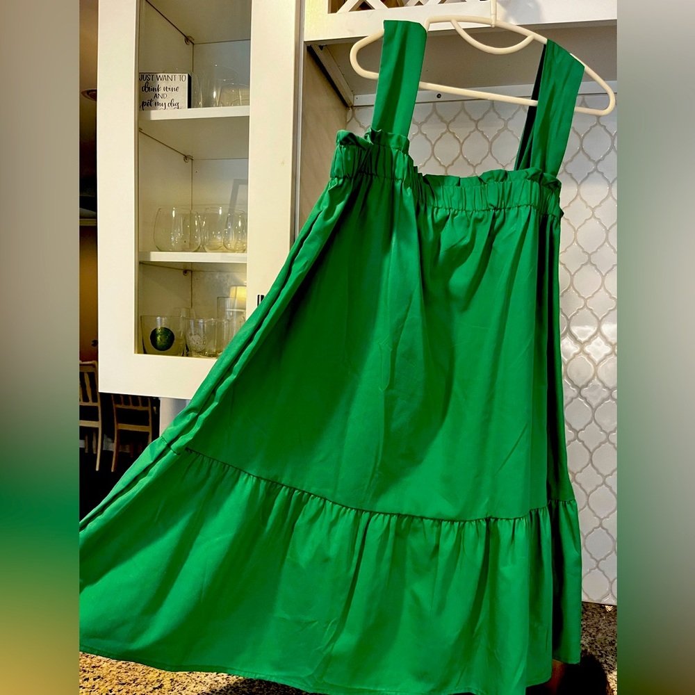 Green Party dress